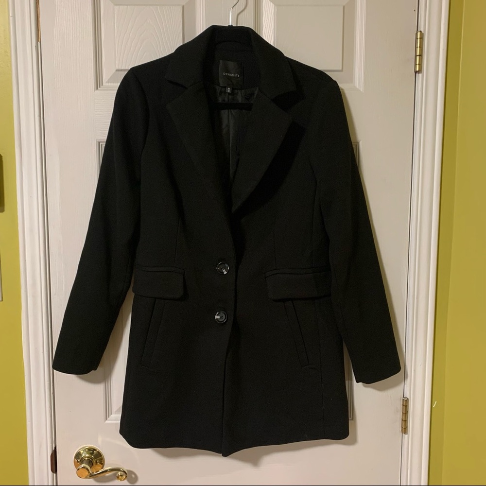 Dynamite - Black Trench Coat